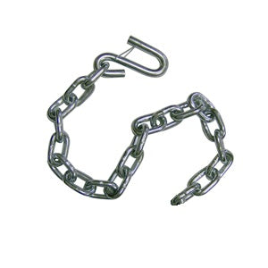 Boat Trailer Safety Chain Zinc Plated 3/16" Thickness 27 inch 2,000lb