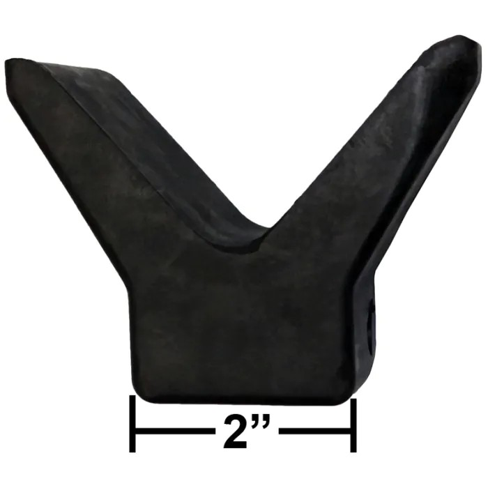 Y-Style Bow Stop - 2" x 2" - 3/8" Shaft Size
