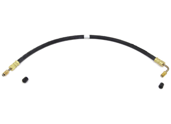 Kodiak Hydraulic Brake Hose - Straight and 90-Degree Male Fittings w/ Stainless Flares - 1.5'