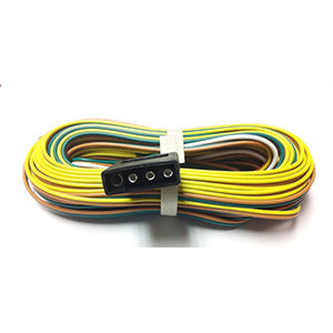 35 Ft 4-Way Trailer Wiring Harness - Wishbone Style - 30" Ground