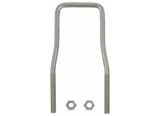 CE Smith Spare Tire Carrier for Trailers - Zinc- 4- and 5-Lug Wheels - 8-3/8" Long