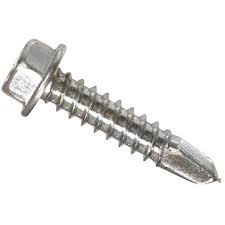 #14 x 1" Stainless Hex Driver self tapping screw