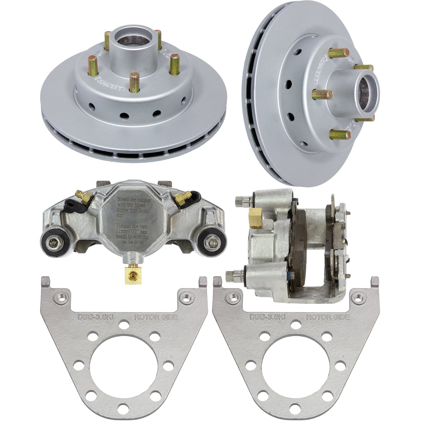 Deemaxx 3.5 Maxx Intergral Rotor Brake Kit W/ Stainless Calipers