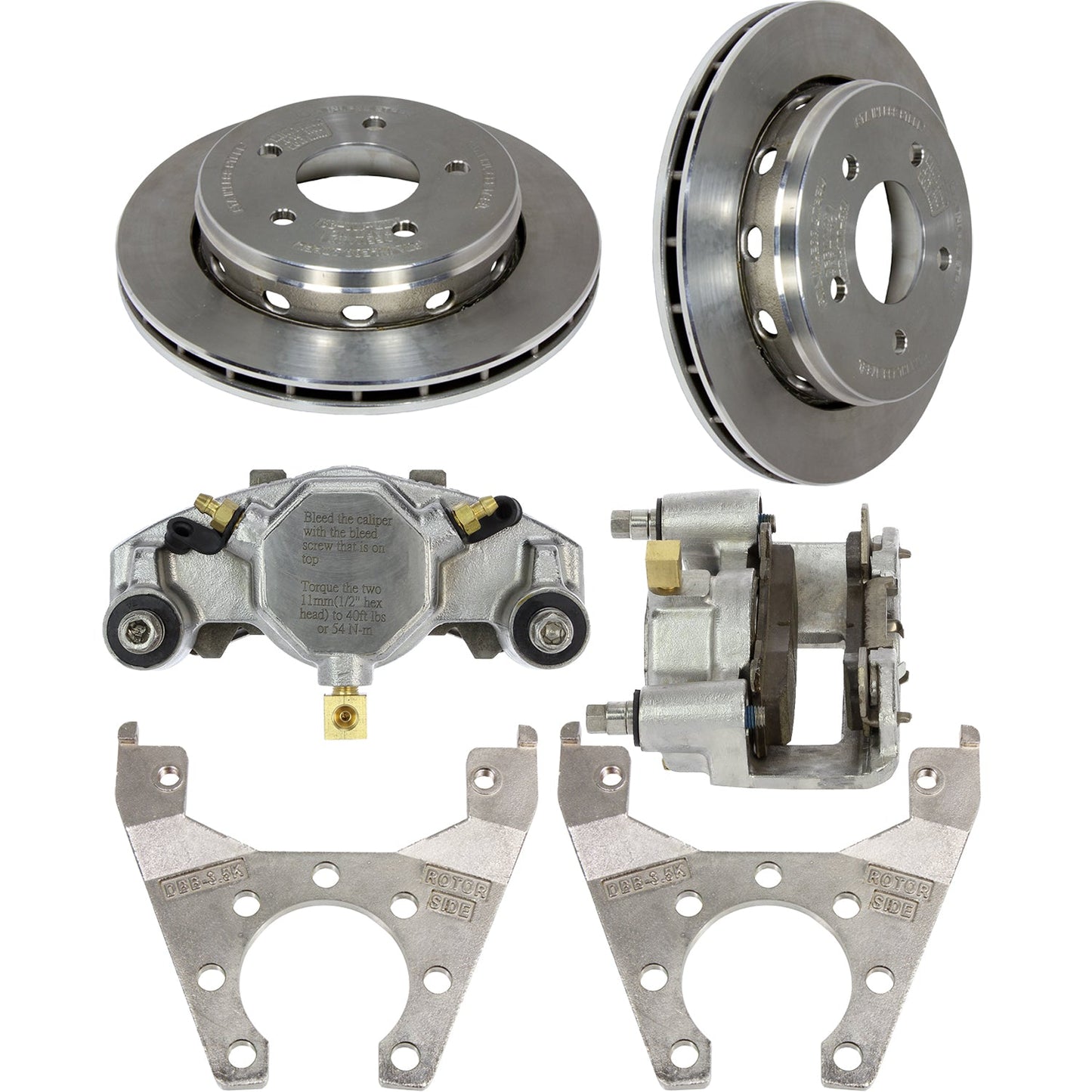 Deemaxx 3.5 Slip Over Brake Kit Full Stainless Steel