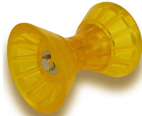 3" Amber Bow Roller Assembly with End Bells 1/2' shaft