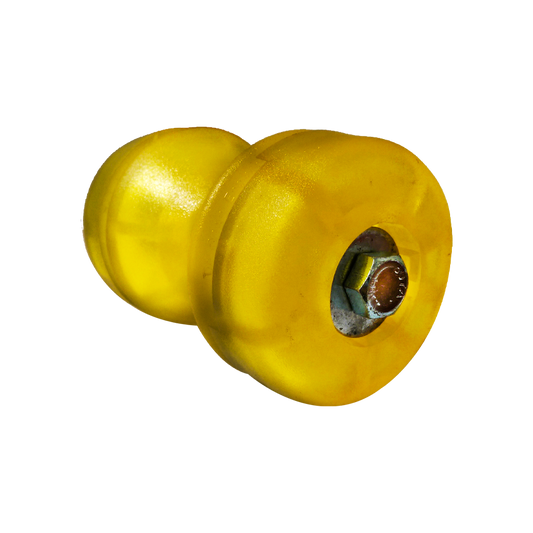 ROLLER ASSY - BOW - 3'' - YELLOW-RECESSED