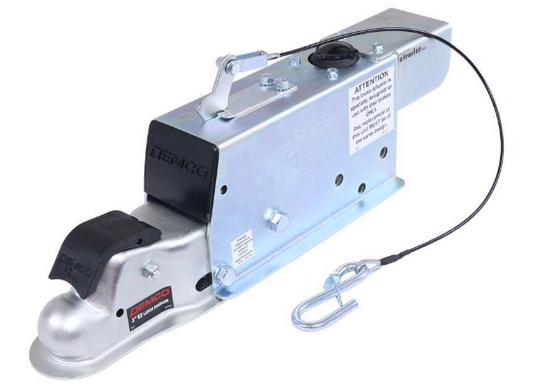 Demco Hydraulic Surge Actuator for Disc Brakes 7000lb Capacity with Electric Lockout Solenoid 2" Ball