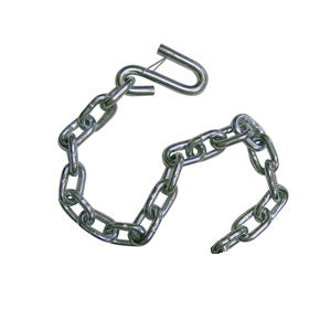 Boat Trailer Safety Chain Zinc Plated 1/4" Thickness 27 inch 5,000lb