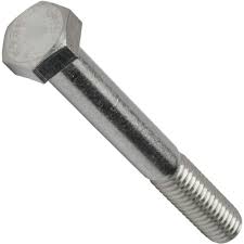 3/8 inch Diameter by 3 1/2 inch Long Stainless Steel Bolt
