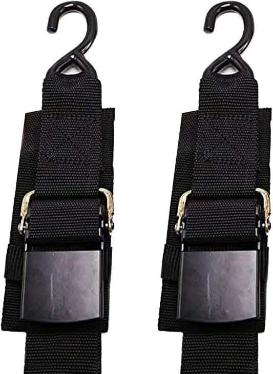 Adjustable Transom Tie Down with S-Hooks