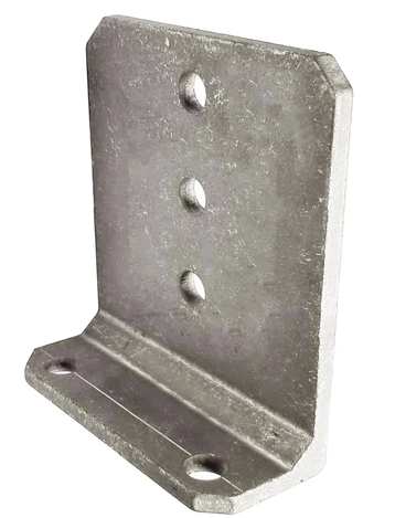6 inch Bunk Bracket Aluminum L-Type for Boat Trailer Bunk Boards