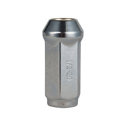 Stainless Steel Trailer Lug Nut 1/2-20 Thread Acorn SOLID STAINLESS STEEL